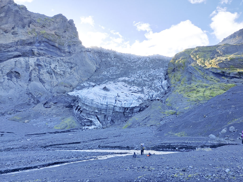 Gigjokull Glacier Tongue